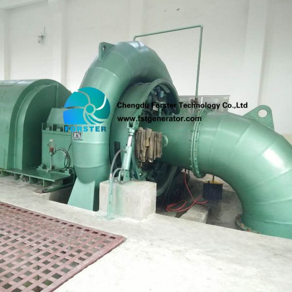 Hydraulic Generating Francis Hydro Turbine , Axial And Radial Turbines Long