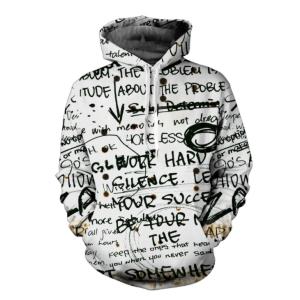 Casual Custom All Over Print Hoodies / Fully Sublimated Hoodies Long Sleeve