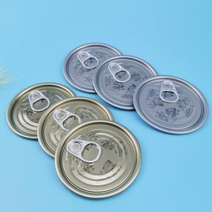 FDA 52mm 56mm 65mm Tinplate Jar Lids Easy Open End