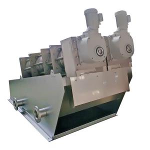 Auto Spiral Screw Press Machine Sludge Dewatering Systems For Oil Sludge