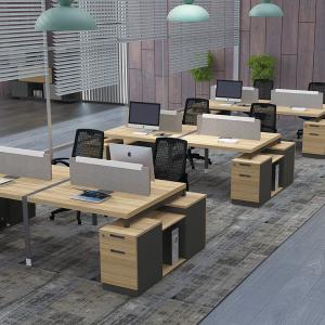 Unique Style Staff Particle Board Office Furniture With MFC Melamine Face