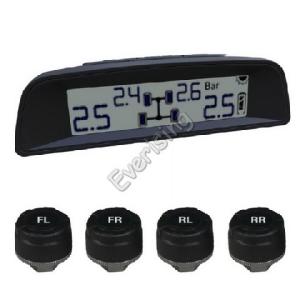 Solar Car TPMS System Tyre Monitoring Syestem TPMS Valve with 4 Sensors