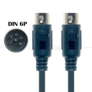 China High Quality Shield Male to Male 6 Pin Din MIDI Extension Cable for Keyboard Microphone Guitar on sale
