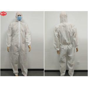 Polypropylene Pp Breathable Disposable Protective Coverall With Hood
