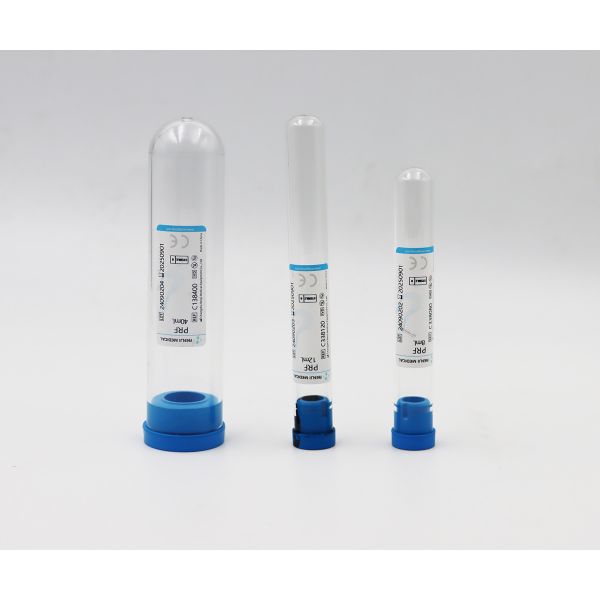 Plastic Tube 10ml 13ML Platelet Rich Fibrin PRF Tube With No Additive Recommende
