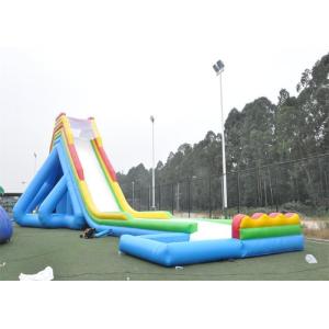 Durable Long Giant Inflatable Water Slide For Adult Size 60*15*12m