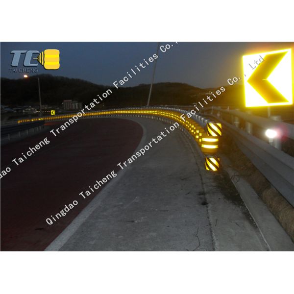 PU And PVC Rolling Guardrail Barrier ISO Standard