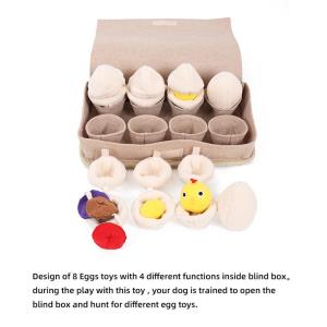 Egg Carton Interactive Pet Toys Dog Nosework Training Zoopollo