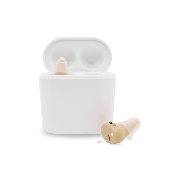 Quality Deafness White Hearing Aids 100% Rechargeable Micro Bionic Sound Amplifier wholesale