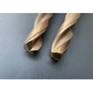China Round Shank Solid Carbide Drill Smooth Chip Removal For Stainless Steel on sale