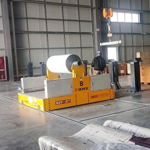 Railway Coil Transfer Cart 15T Electric Transfer Trolley Remote Control