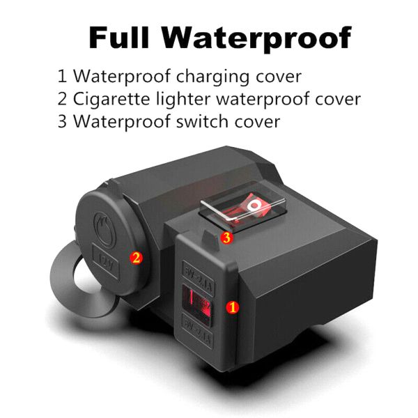 10MA 12v Motorcycle Usb Socket