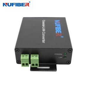 12VDC IP Ethernet Over 2 Wire Extender Valid Data Flowing Rate Up To 80Mbps