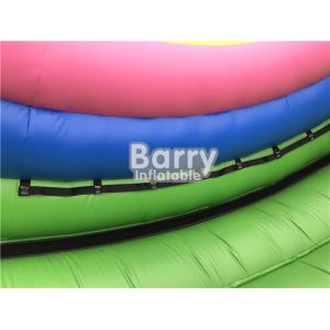 PVC Tarpaulin Custom Made Kids Dry Cartoon Gorilla Inflatable Slides Commercial