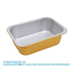 3300ml/7.25LB, Sturdy Aluminum Foil Pans With Lids For Cooking, Baking,