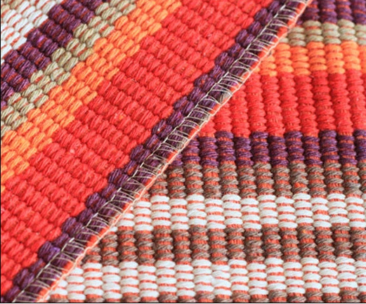 Cotton material outside&inside carpet rug for beach,camping,home,park