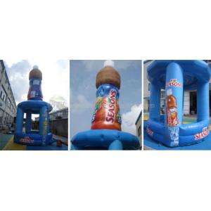 Cheap Advertising Bottles Inflatables With Booth , Inflatable Display Booth for sale