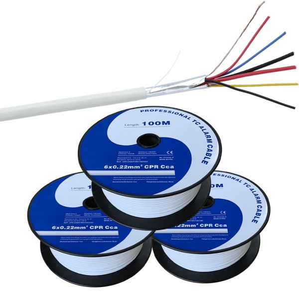 Quality 8X0 22mm2 PVC Jacket Flexible Security Cable with Drain Wire and Al/Foil Shield wholesale