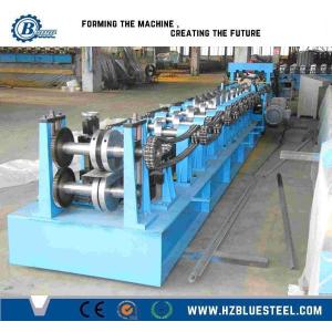 Interchangeable c And z Purlins Roll Forming Machine / Sheet Metal Shaping