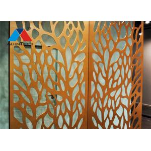 Recyclable Perforated Aluminium Wall Cladding Panels Fireproof Waterproof