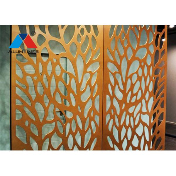 Quality Recyclable Perforated Aluminium Wall Cladding Panels Fireproof Waterproof wholesale