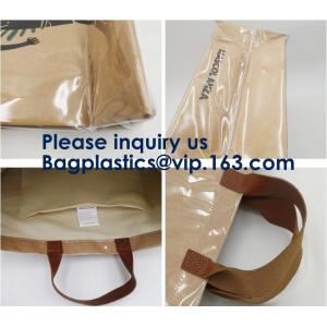 Biodegradable Promotional BAGEASE Three-Layer Hand Bag PVC Tote Waterproof Craft