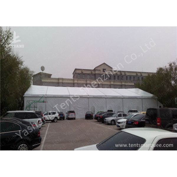 White Tarpaulin Cover Aluminium Frame Tents , Parties And Events Unique Marquee