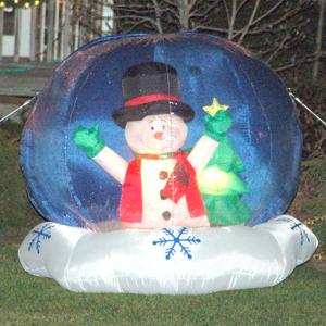 Outdoor Transparent Beautiful Giant Advertising Inflatables Snow Globe CE