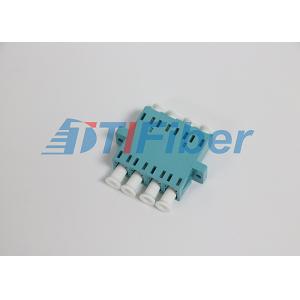 LC Multimode OM3 Aqua Duplex Plastic Fiber Optic To Ethernet Adapter for Test