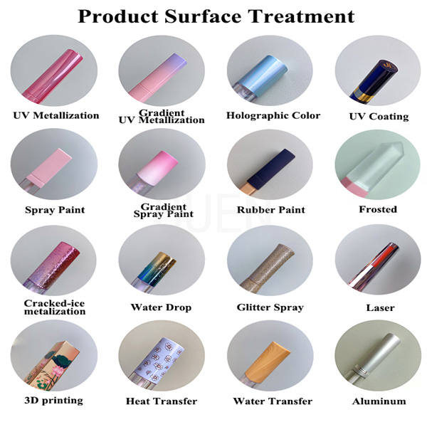 Knob Type Mascara Tube Packaging AS Clear Eyelash Container With Brush