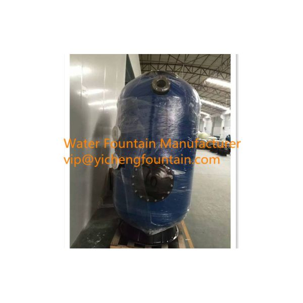 Fiberglass Depth Above Ground Pool Sand Filters Side Mount Type Flange