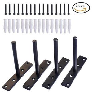 8'' Rod Length Hidden Shelf Holder Floating Shelf Brackets for Supporting Fixed