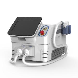 China 2 Handles Portable Diode Laser Hair Removal Machine , Easy Use Laser Epilation Machine on sale