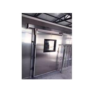Convex Cold Storage Doors 100mm Thickness With Window / Heating Coil CE Approved