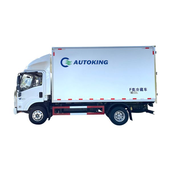 Quality QINGLING M100 4x2 LHD Refrigerator Truck Diesel Euro 3 wholesale