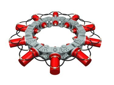 Quality 4-18 Module Hydraulic Pile Breaker for 30-40T Excavator with 1700-2000mm Pile Breaking Diameter Range and for Pile Breaking wholesale