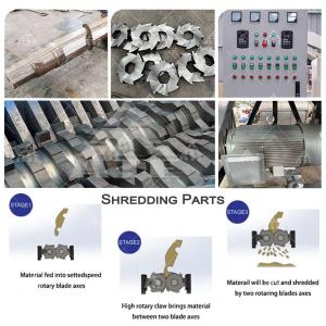Aluminum Block Metal Scrap Shredder Wheel Scrap Shredder Machine