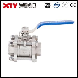 Xtv 3PC 3/4 Inch Stainless Steel Butt Weld Ball Valve Made in for Thread End to