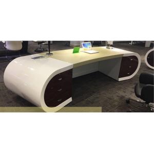 Acrylic Office Furniture Google Table Artificial Manager Boss Computer Laptop