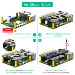 Gen2 M.2 NVMe To PCIe Raspberry Pi PCI-E Adapter 3 In 1 Combo
