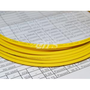 MTP F - LC 8 Core Optical Fiber Patch Cord 6m Round LSZH Jacket For Warehouses
