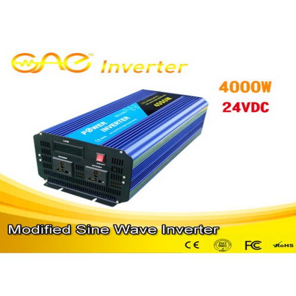 4000W modified sine wave car power inverter DC24V DC48V to AC 220V inverter