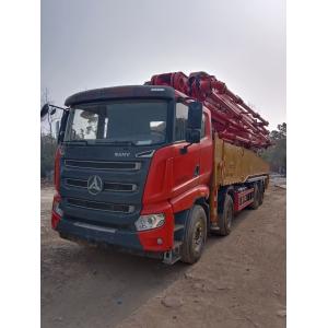 2nd Hand 56m SANY Boom Concrete Lorry Pump Reach 360° Rotating