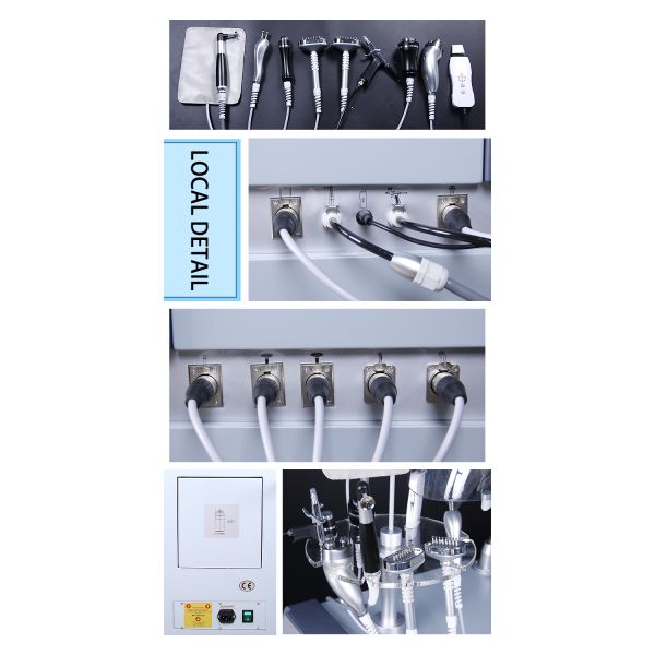 Multifunctional 10 in 1 facial care skin Moisturizing hydra oxygen mask jet peel skin facial care machine