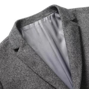 Breathable Men's Mid-Length Coat Viscose Shell Material for Comfort and