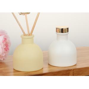 Popular Round Pink White Glass Diffuser Bottle 50ml 7cm Height