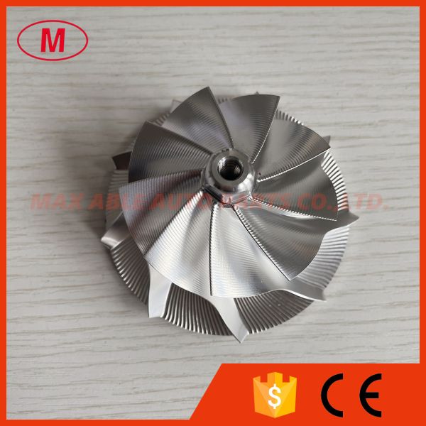 Quality TD05 forward 64.40/86.00mm 9+0 blades point milling turbocharger milling/aluminum 2618/billet compressor wheel wholesale