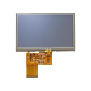 Cheap RGB Interface 4.3 LCD Touch Screen Panel 400Cd/M2 40 Pin Resistive Touchscreen Wholesale for sale