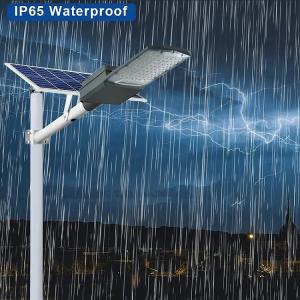 IP65 All In Two Solar Street Light Intelligent Aluminium LED Street Light 170lm