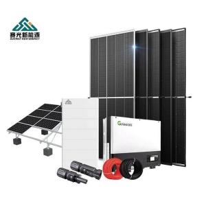 6000 Cycles Residential Solar Power Systems Monocrystalline Silicon 5kw